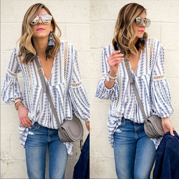 Tops - Loose bohemian tunic top